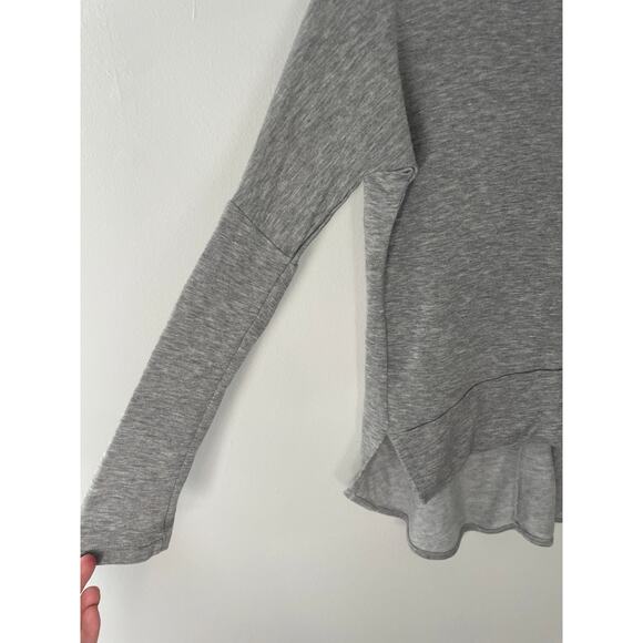 Madison & Berkeley Gray Hi Low Turtleneck Sweater XS Casual Relaxed - Picture 4 of 11
